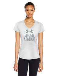 Women's Under Armour Tech V-Neck - Twist Logo