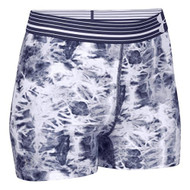 Womens Under Armour Heatgear Alpha Compression Printed Shorty, Faded Ink/White, XL (US 16) x One Size