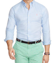 NWT Polo Ralph Lauren Men's Twill Standard Fit Casual Shirt S-L MSRP $98.50