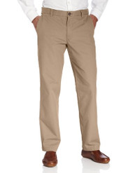 IZOD Men's Saltwater Flat Front Slim Fit Chino Pant