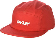 Oakley Men's 5 Panel Cotton Hat, Red Line