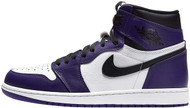 Jordan Men's Air Jordan 1 Retro High Court Purple White Size 9.5 US