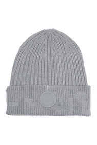 Michael Kors Women's Rib Rubber Patch Cuff Beanie Hat