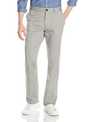 Haggar Men's Authentic Chino Straight-Fit Flat-Front Twill Pant