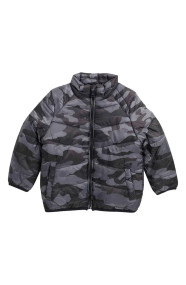 Urban Republic Toddler Boy Quilted Camo Jacket with Faux Fur Lining