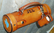 Leather Shuffleboard Weight Case
