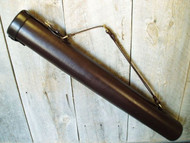 Handmade Leather Tubular Blueprint/Drawing/Plan/Document  Case