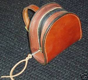 leather reel case