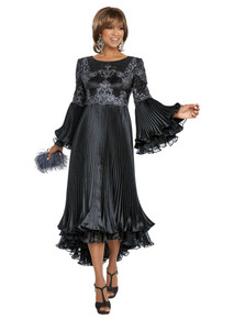Donna Vinci Black 1 Pc. Dress 11793
