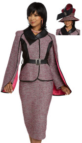 Donna Vinci Fushia / Black Hat 5654