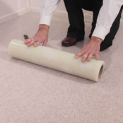 60cm x 100m Super Heavy Duty Self-Adhesive Carpet Protection Film Roll - 100 Micron