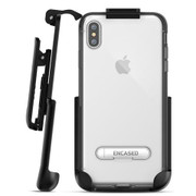 Encased Reveal Case iPhone Xs Max with Belt Clip Holster - Grey 