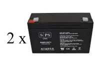 Elpower Emergency light 6V 12Ah - 2 pack