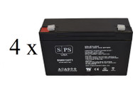 Elpower 6V 12Ah - 4 pack