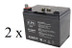 Electric Mobility Rascal - 326 Wheelchair U1  battery set