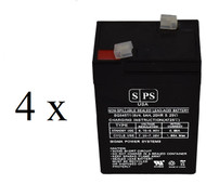 Elan NPK1.26V 6V 4.5Ah Battery -4 pack