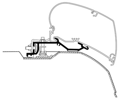 Thule 301649 Roof Mount Awning Adapter - Rack Stop, North Vancouver