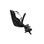 Thule 12021156 Yepp Nexxt 2 Mini Midnight Black Front - Mount Bike Seat - Rack Stop, North Vancouver