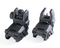 Polymer Front and Rear Sights partial side view.