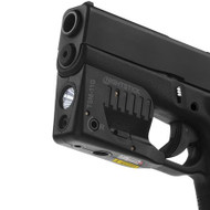 Nightstick Rechargeable Sub-Com Weapon Light with Green Laser for GLOCK G42 43 43x 48 150 Lumens