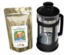 12-ounce French Press with FREE coffee ##12-oz press with FREE 4-oz coffee##