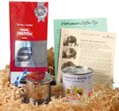 S Coffee Vietnamese Coffee Kit##shown open here; it is packed in a decorative tray box for shipping##