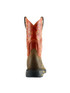 Red Ariat Men's Workhog Square Steel Toe Boot - 10006961 (Back)