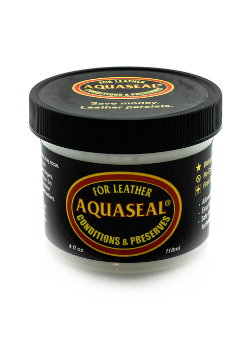 Aquaseal Leather Waterproofing and Conditioner Container (4 Oz.Creme) - 8060142