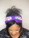 Headband Beaded - 006 Purple, Direct from the designer Peak & Brim Hats