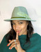 Fedora (Mint Green) - 003, Direct from the designer Peak and Brim Hats.
