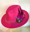 Fedora (Hot Pink) - 006, Direct from the designer Peak and Brim Hats.