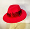 Fedora (Red) - 007, Direct from the designer Peak and Brim Hats.