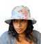 Nancy Canvas (Rose) – Light Grey, Direct from the Designer Peak and Brim Hats.