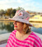 Nancy Canvas (Rose) - Taupe, Direct from the designer Peak and Brim Hats.