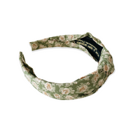 Top knot Headband (Floral) - S/S – 007, Direct from the designer Peak and Brim Hats.