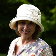 Charity Bow Small Brim Cream , Direct from the designer Peak and Brim Hats.