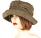 Peak and Brim Designer Hats - Jodie in Olive - direct from the designer