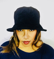 Peak and Brim Designer Hats - Anna in Black - direct from the designer
