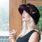 Peak and Brim Designer Hats - Monique in Burgundy - direct from the designer