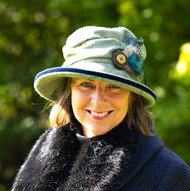 Peak and Brim Designer Hats - Jane in Navy- direct from the designer