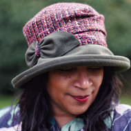 Peak and Brim Designer Hats - Marie in Green - direct from the designer