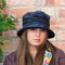 Christine in Black - Direct from the designer, Peak and Brim Designer Hats