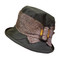 Beverley Small Brim in Green - Direct from the designer, Peak and Brim Designer Hats