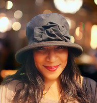 Geraldine Large Brim in Brown - Direct from the designer, Peak and Brim Designer Hats