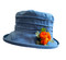 CBFA Small Brim in Atlantic Blue - Direct from the designer, Peak and Brim Designer Hats