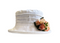 CBFA Small Brim in White - Direct from the designer, Peak and Brim Designer Hats