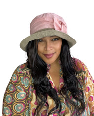 Josephine Bow in Vintage Pink - Direct from the designer, Peak and Brim Designer Hats