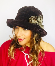 Antoinette (Brown & Brown), direct from the designer Peak and Brim Hats