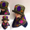 Collerette - Pink & Purple, direct from the designer Peak and Brim Hats
