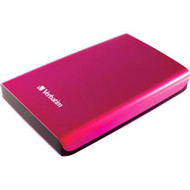 97656 - Verbatim 500GB Store 'n' Go Portable Hard Drive, USB 3.0 - Pink - USB 3.0 - Pink
